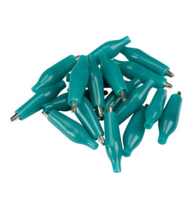 PINCE DE DERIVATION A GAINE ISOLANTE 27mm - VERT - Velleman