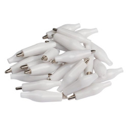 PINCE DE DERIVATION A GAINE ISOLANTE 27mm - BLANC