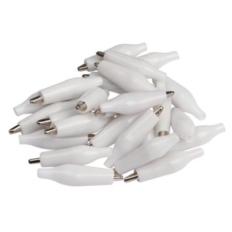 PINCE DE DERIVATION A GAINE ISOLANTE 27mm - BLANC