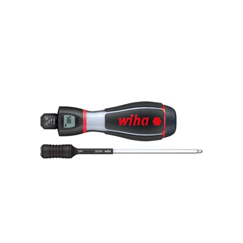 Wiha Tournevis dynamométrique iTorque avec échelle graduée numérique (36886) 0,4-1,5 Nm, 60-210 in.oz, 4 mm