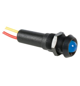 VOYANT LED BLEU 12V - BOITIER NOIR - Velleman