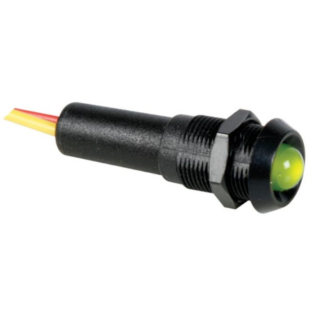 VOYANT LED VERT CLIGNOTANT 12V - BOITIER NOIR - Velleman