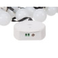 Colourlight - 8 m - 16 lampes RVB - fil noir - 12 V