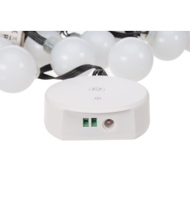 Colourlight - 8 m - 16 lampes RVB - fil noir - 12 V - Velleman