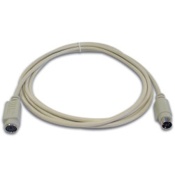CABLE CLAVIER PS/2 MINI-DIN6 MALE - MINI-DIN6 FEMELLE / 2m - Velleman