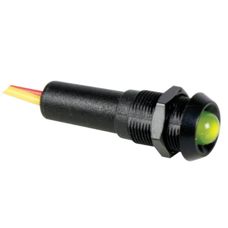 VOYANT LED VERT 12V - BOITIER NOIR - Velleman