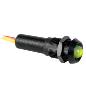VOYANT LED VERT 12V - BOITIER NOIR - Velleman