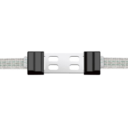 Connecteur clip ruban inox 12,5mm par 5