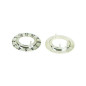 CADRAN POUR BOUTON 15mm (TRANSPARENT - NOIR 11 CHIFFRES)