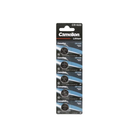 LITHIUM 1620 3.0 V - 60 mAh (5 pcs. / bl) - Velleman