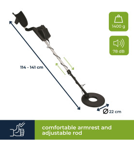 Détecteur de Métaux - Advanced - Sensibilité 20 cm - Velleman