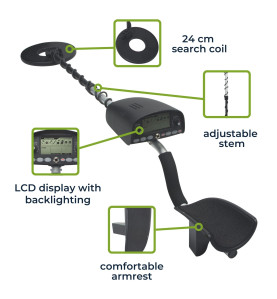 Détecteur de Métaux - Premium - Sensibilité 25 cm - Velleman
