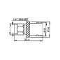 CONNECTEUR SMA MALE VERS BNC FEMELLE