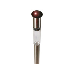 LAMPE SOLAIRE POUR JARDIN avec socle en acier inoxydable - 70 cm (27.56") - présentoir de 20 pcs
