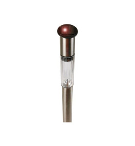 LAMPE SOLAIRE POUR JARDIN avec socle en acier inoxydable - 70 cm (27.5
