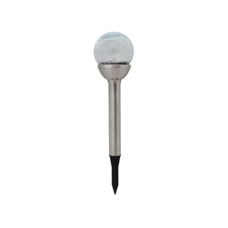 LAMPE SOLAIRE POUR JARDIN - LED RGB - avec socle en acier inoxydable -