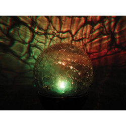 LAMPE SOLAIRE POUR JARDIN - LED RGB - avec socle en acier inoxydable - présentoir de 12 pcs