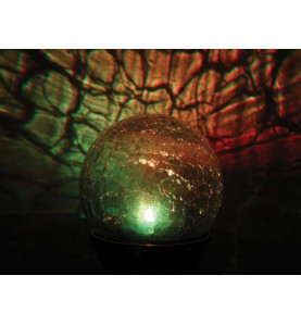 LAMPE SOLAIRE POUR JARDIN - LED RGB - avec socle en acier inoxydable -