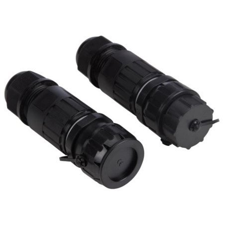 CONNECTEUR POUR CÂBLE 4P - ÉTANCHE IP68 - 16A 230V (1 set) - Velleman