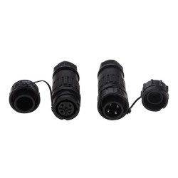 CONNECTEUR POUR CÂBLE 4P - ÉTANCHE IP68 - 16A 230V (1 set)