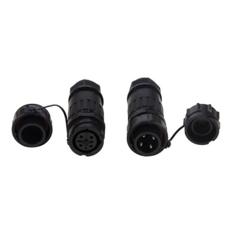 CONNECTEUR POUR CÂBLE 4P - ÉTANCHE IP68 - 16A 230V (1 set)