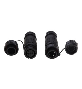 CONNECTEUR POUR CÂBLE 4P - ÉTANCHE IP68 - 16A 230V (1 set) - Velleman