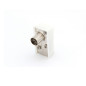 FICHE COAX FEMELLE COUDEE 9.5mm/2.3mm - BLANC