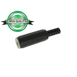 JACK FEMELLE 3.5mm STEREO PLASTIQUE NOIR - Velleman