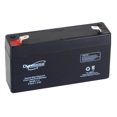 ACCU ACIDE-PLOMB 6 V - 1.3 Ah 98 x 25 x 56 mm - Velleman