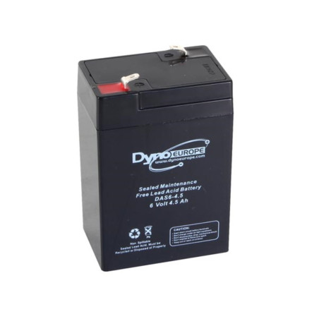 ACCU ACIDE-PLOMB 6 V - 4.5 Ah 70 x 48 x 106 mm - Velleman