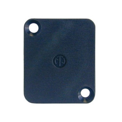 NEUTRIK - PLAQUETTE BORGNE POUR CONNECTEUR TYPE D - NOIRE - VS