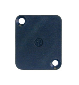 NEUTRIK - PLAQUETTE BORGNE POUR CONNECTEUR TYPE D - NOIRE - VS