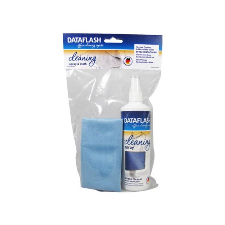 SPRAY NETTOYANT + CHIFFON MICROFIBRE POUR ÉCRANS - Velleman