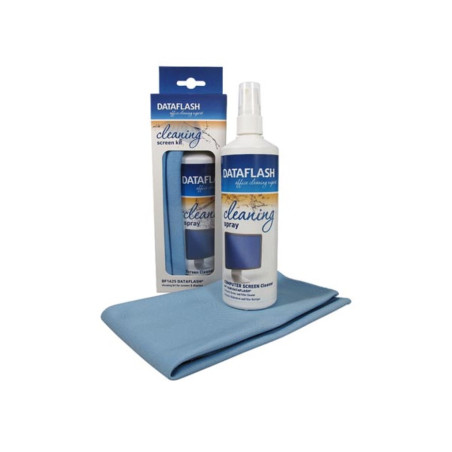 SPRAY NETTOYANT + CHIFFON MICROFIBRE POUR ÉCRANS - Velleman