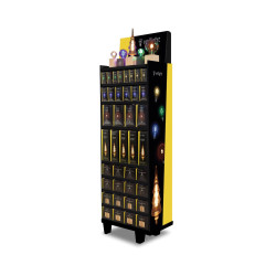 Présentoir en carton avec décoration lumineuse de Noël - pick & mix - 