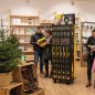 Présentoir en carton avec décoration lumineuse de Noël - pick & mix - garni de 9 références différents
