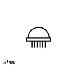 LED GEANTE ROUGE DIFFUSANTE 20mm - Velleman