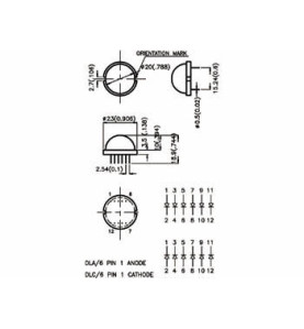 LED GEANTE ROUGE DIFFUSANTE 20mm - Velleman