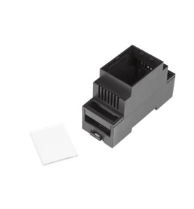 BOÎTIER SUR RAIL DIN AVEC FENTES DE VENTILATION - 2 MODULES - Velleman
