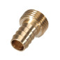 Raccord de robinet en laiton -  filetage extérieur 3/4" - tuyau 5/8" - mâle - Ø15mm - 20x27 mm