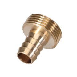 Raccord de robinet en laiton - filetage extérieur 3/4" - tuyau 3/4" - 