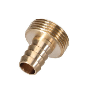 Raccord de robinet en laiton - filetage extérieur 3/4" - tuyau 3/4" - 