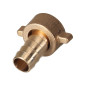 Raccord de robinet en laiton - filetage intérieur 3/4" - tuyau 5/8" - femelle - Ø 15 mm - 20 x 27 mm