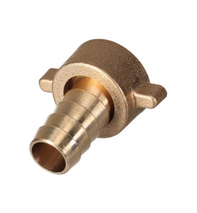 Raccord de robinet en laiton - filetage intérieur 3/4" - tuyau 5/8" - 