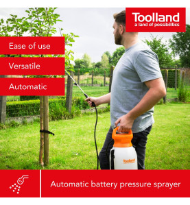 Pulvérisateur à pression avec batterie rechargeable - 8 L - PRL