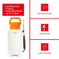Pulvérisateur à pression avec batterie rechargeable - 8 L