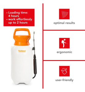 Pulvérisateur à pression avec batterie rechargeable - 8 L - PRL