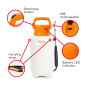 Pulvérisateur à pression avec batterie rechargeable - 8 L
