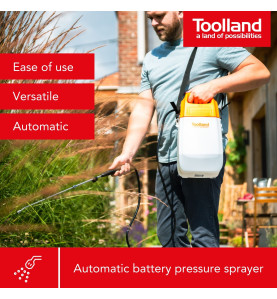 Pulvérisateur à pression avec batterie rechargeable - 6 L - PRL