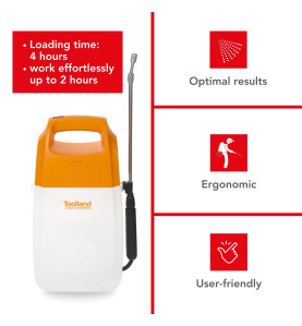Pulvérisateur à pression avec batterie rechargeable - 6 L - PRL
